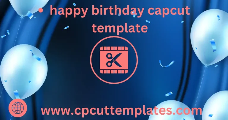 happy birthday template.